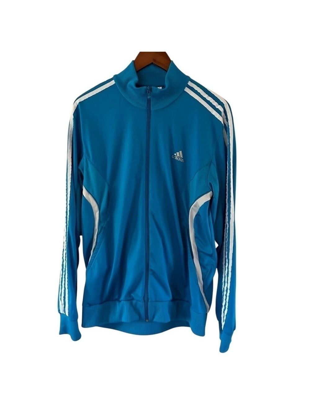 VINTAGE ADIDAS TRACK SUIT JACKET PURCHASED IN PARIS FRANCE UK SIZE 42/44